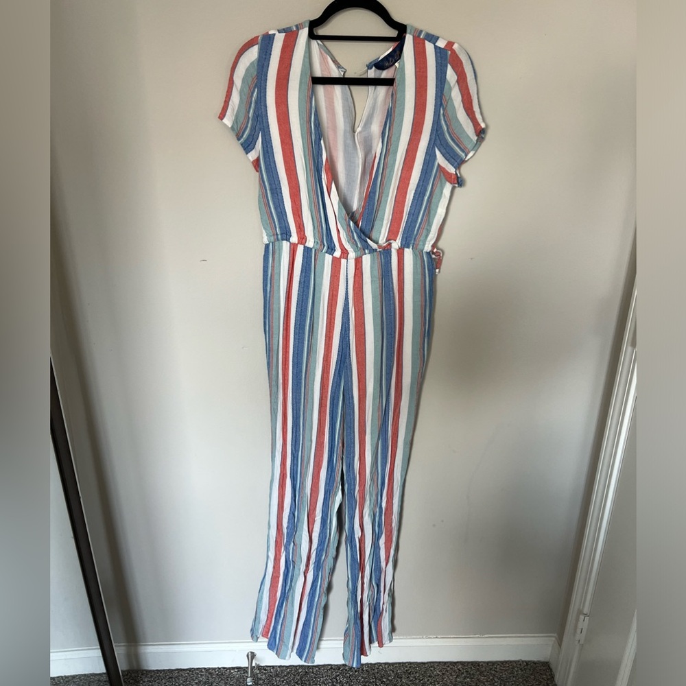 Women’s striped jumpsuit